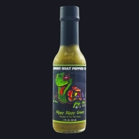 Острый Соус Angry Goat Pepper Co. Hippy Dippy Green Hot Sauce, 5oz.
