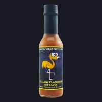 Острый Соус Angry Goat Pepper Co. Yellow Flamingo Hot Sauce, 5oz.